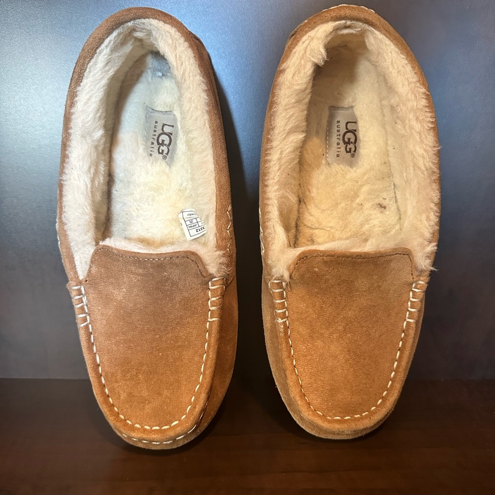 UGG Women’s Tan Suede Slippers